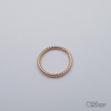 Auksinis žiedas AZ645; 13 mm 1
