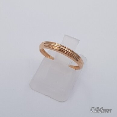 Auksinis žiedas AZ647; 17,5 mm