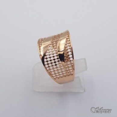 Auksinis žiedas AZ667; 19,5 mm 1