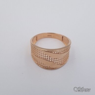 Auksinis žiedas AZ667; 19,5 mm 2