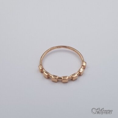Auksinis žiedas AZ673; 15 mm 1