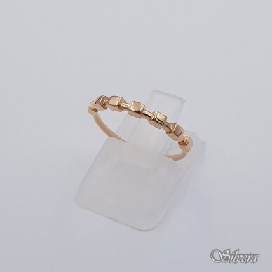 Auksinis žiedas AZ673; 15,5 mm