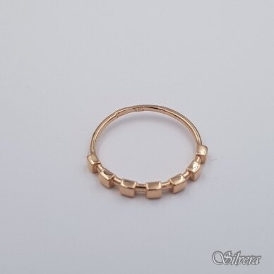 Auksinis žiedas AZ673; 15,5 mm 1