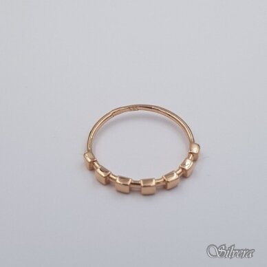Auksinis žiedas AZ673; 16,5 mm 1