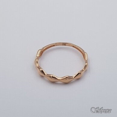 Auksinis žiedas AZ674; 15,5 mm 1
