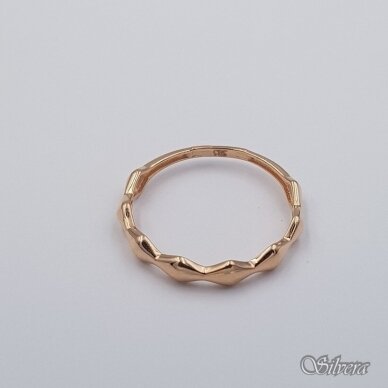 Auksinis žiedas AZ674; 16 mm 1