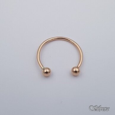 Auksinis žiedas AZ711; 17 mm 1