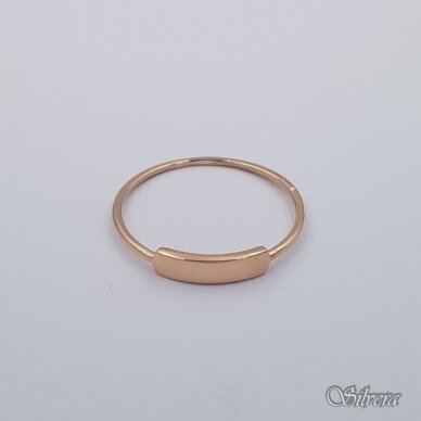 Auksinis žiedas AZ712; 16 mm 1