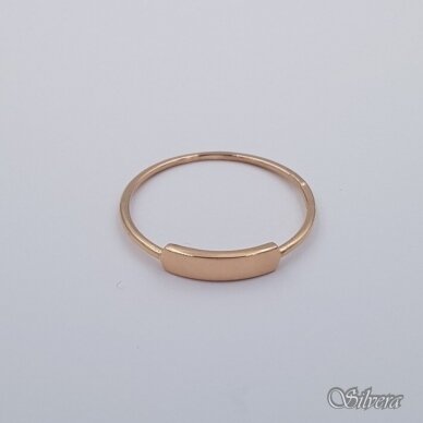 Auksinis žiedas AZ712; 15,5 mm 1