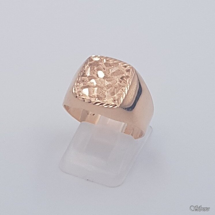 Auksinis žiedas AZ473; 19,5 mm