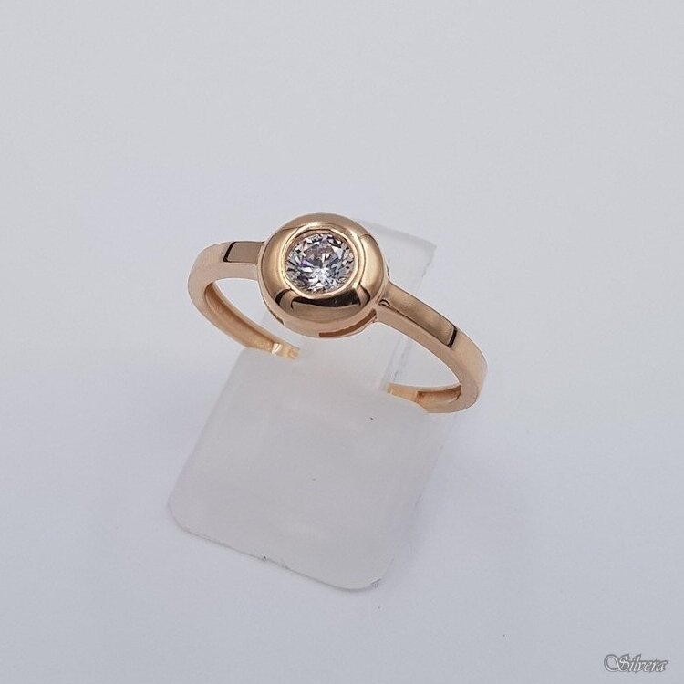 Auksinis žiedas su cirkoniu AZ656; 18 mm Auksinis žiedas su cirkoniu AZ656; 18 mm