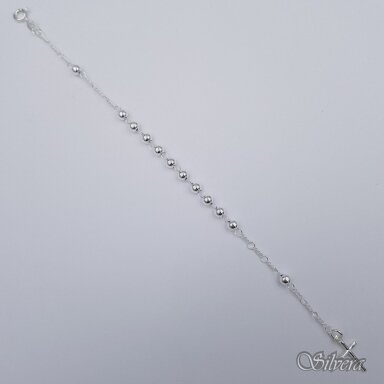 Sidabrinė apyrankė Rožančius KR20; 18 cm Sidabrinė apyrankė Rožančius KR20; 18 cm