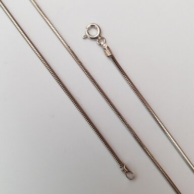 Sudraba ķēdīte pārklāta ar rodiju CTD140ox; 60 cm Sudraba ķēdīte pārklāta ar rodiju CTD140ox; 60 cm