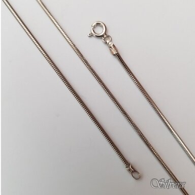 Sudraba ķēdīte pārklāta ar rodiju CTD140ox; 80 cm