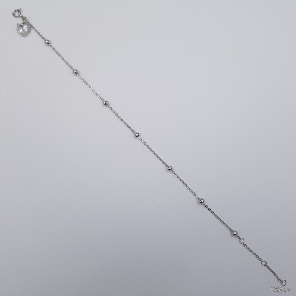 Sidabrinė apyrankė su cirkoniu AK318; 18-21,5 cm 1 Sidabrinė apyrankė su cirkoniu AK318; 18-21,5 cm 1