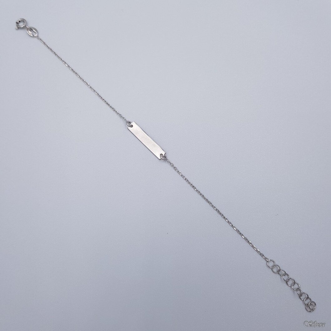 Sidabrinė apyrankė AK84; 15-18,5 cm 1