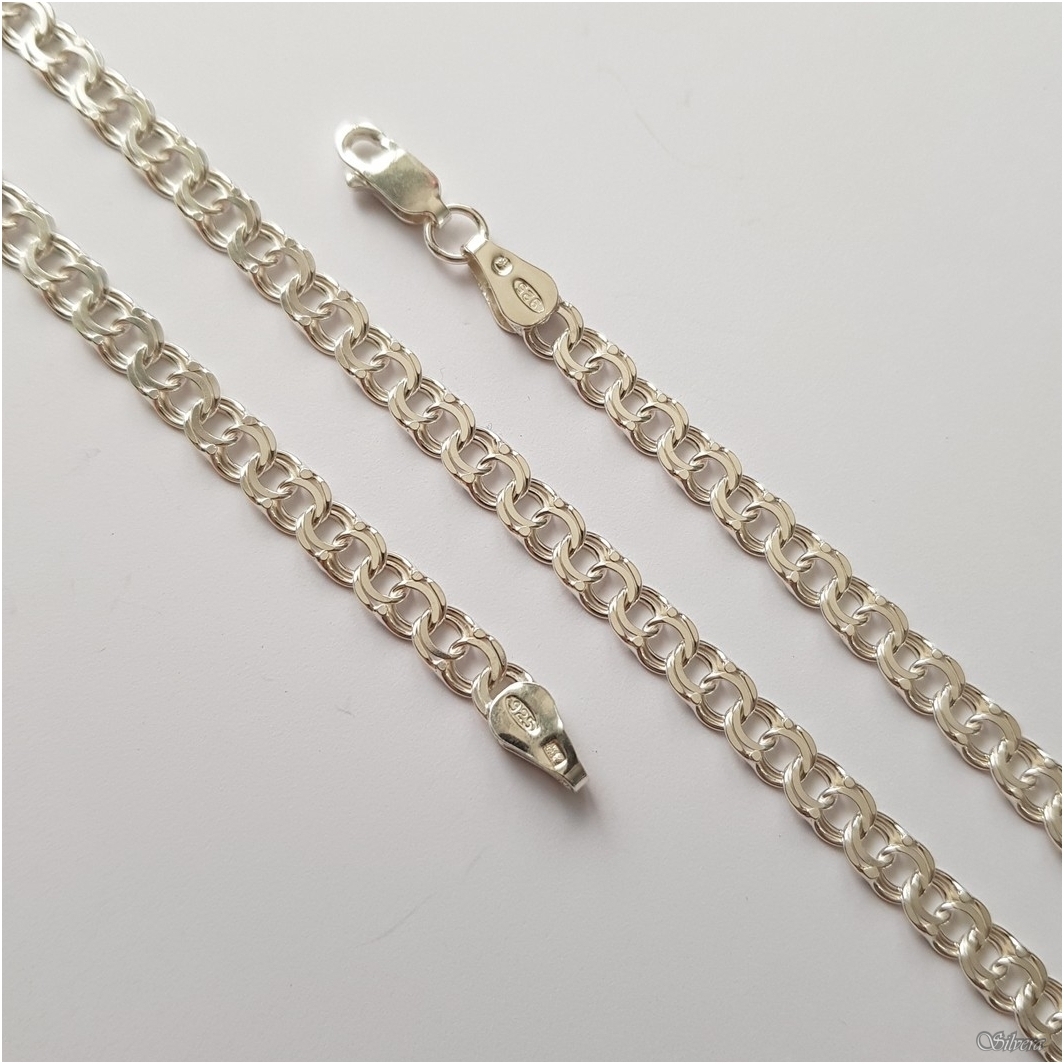 Sudraba ķēdīte GB60; 50 cm