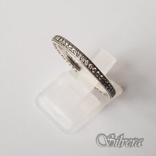 Sidabrinis žiedas su cirkoniais Z144; 18,5 mm