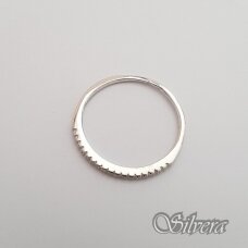 Sidabrinis žiedas su cirkoniais Z178; 18 mm