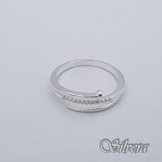 Sidabrinis žiedas su cirkoniais Z333; 19,5 mm