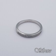 Sidabrinis žiedas su cirkoniais Z346; 16,5 mm