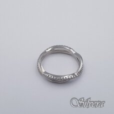 Sidabrinis žiedas su cirkoniais Z459; 16 mm