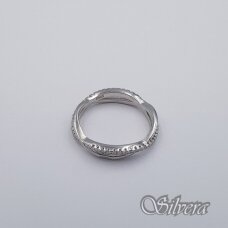 Sidabrinis žiedas su cirkoniais Z459; 17 mm