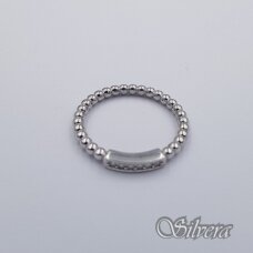 Sidabrinis žiedas su cirkoniais Z592; 18 mm