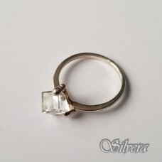 Sidabrinis žiedas su cirkoniu Z1107; 18,5 mm