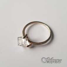 Sidabrinis žiedas su cirkoniu Z1107; 19 mm