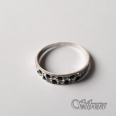 Sidabrinis žiedas su cirkoniu Z1249; 19 mm