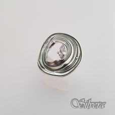 Sidabrinis žiedas su cirkoniu Z1325; 18,5 mm