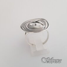 Sidabrinis žiedas su cirkoniu Z1325; 17,5 mm