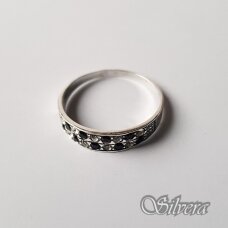 Sidabrinis žiedas su cirkoniu Z1249; 18 mm