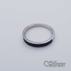 Sidabrinis žiedas su emaliu Z289; 18 mm