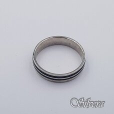 Sidabrinis žiedas su emaliu Z410; 18 mm