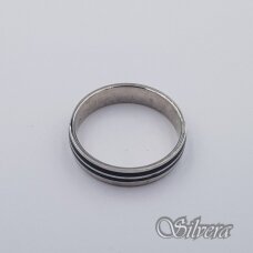 Sidabrinis žiedas su emaliu Z410; 20,5 mm