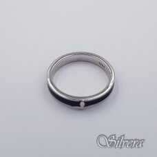 Sidabrinis žiedas su emaliu Z486; 18 mm