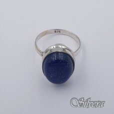 Sidabrinis žiedas su lazuritu Z0081; 19,5 mm
