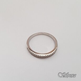 Sidabrinis žiedas su cirkoniais Z180; 20 mm
