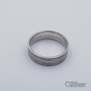 Sidabrinis žiedas su cirkoniais Z321; 20,5 mm