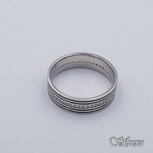 Sidabrinis žiedas su cirkoniais Z321; 21 mm