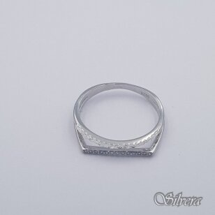 Sidabrinis žiedas su cirkoniais Z398; 16,5 mm