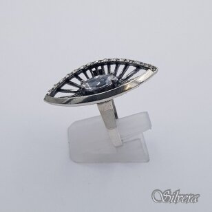 Sidabrinis žiedas su cirkoniais Z504;18,5 mm