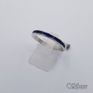 Sidabrinis žiedas su cirkoniais Z534; 18,5 mm