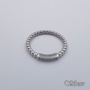 Sidabrinis žiedas su cirkoniais Z592; 18 mm