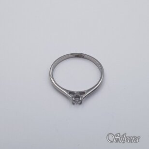 Sidabrinis žiedas su cirkoniu Z424; 17,5 mm