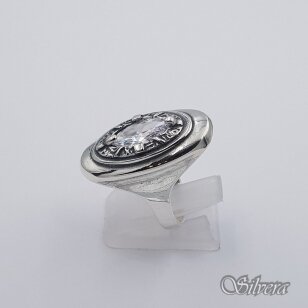 Sidabrinis žiedas su cirkoniu Z469; 18,5 mm