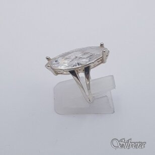 Sidabrinis žiedas su cirkoniu Z500; 17,5 mm