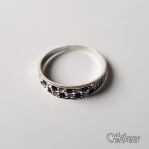 Sidabrinis žiedas su cirkoniu Z1249; 18 mm